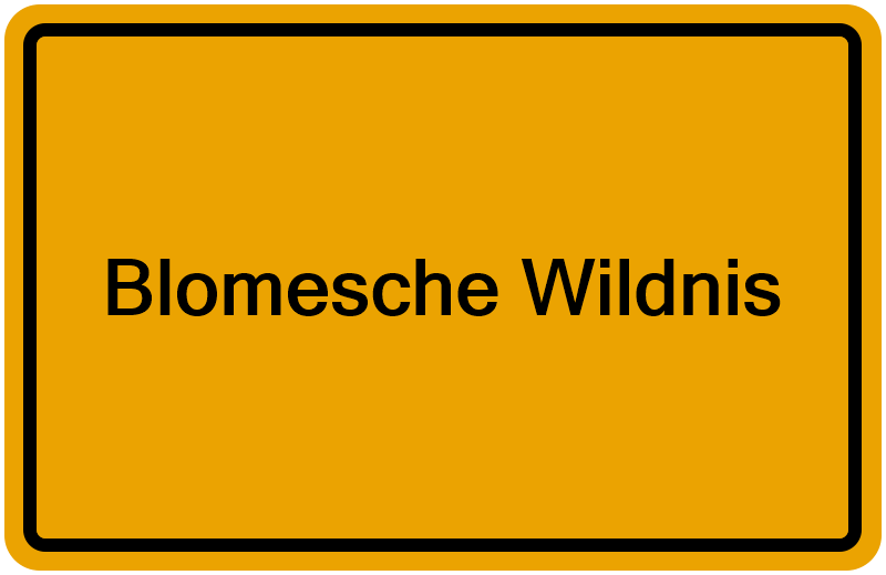 Handelsregisterauszug Blomesche Wildnis